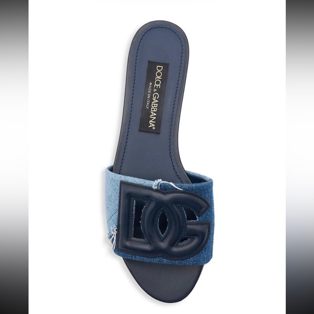 Dolce & Gabbana Patchwork Denim Sandals